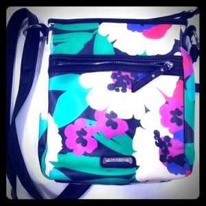 Rosetti Womens Mutlicolor Floral Shoulder Handbag